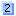 番号用数字＊青い四角2枚-2