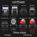 comPewter Drive Icons